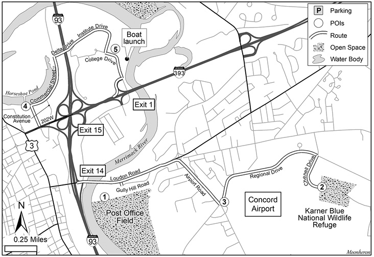 Map 1. Merrimack River Floodplain.