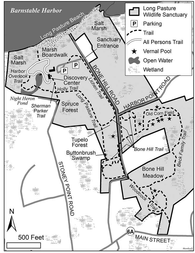 Map of Long Pasture